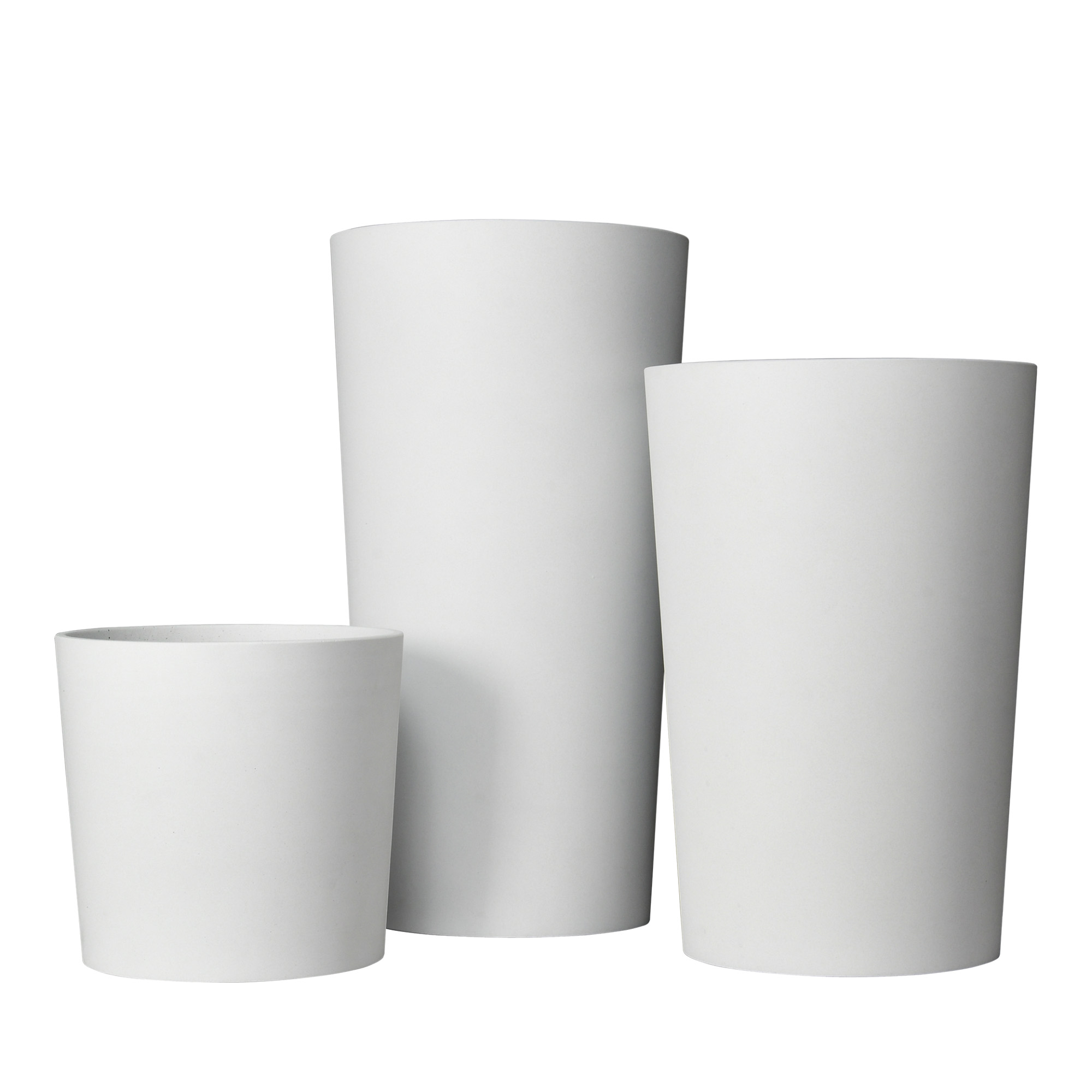 Флок Белый Кедр Вазон Низкий
